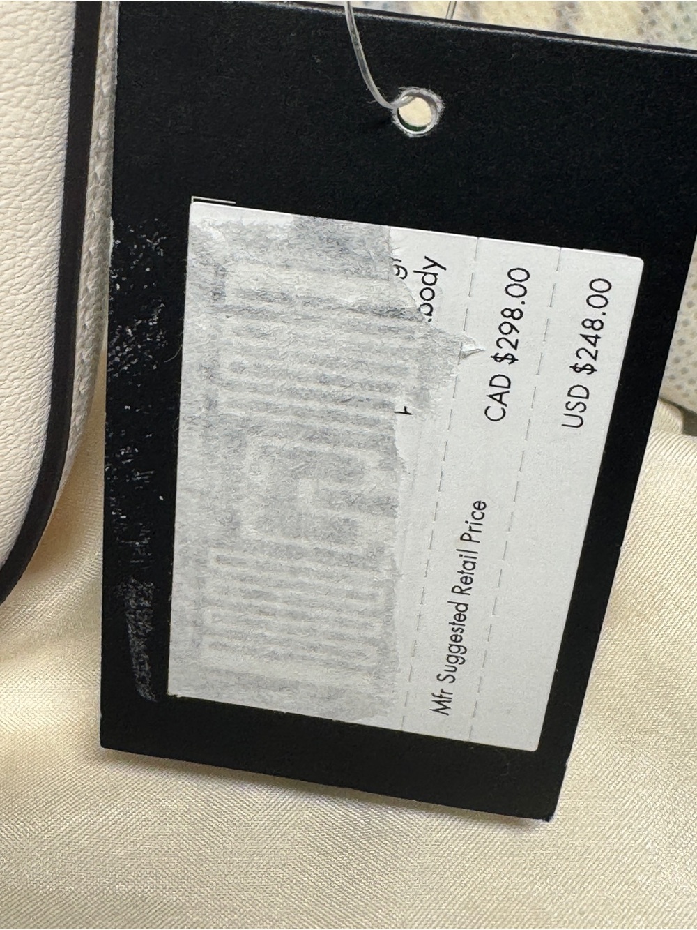 kate spade White halo NWT Leather Studded Crossbody Bag - Picture 6 of 10